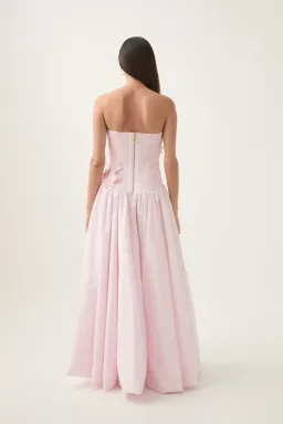 Aje Splendour Flower Gown Pastel Pink Size AU 8 for rent on The Volte - image 3