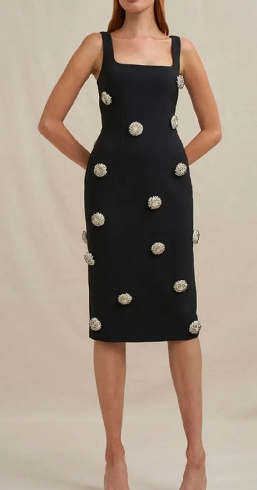 ByJohnny Priscilla Midi Dress for rent on The Volte - main image
