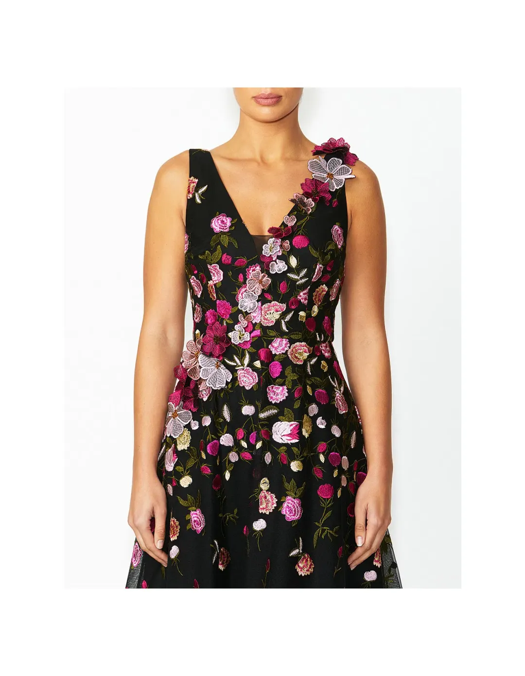 Anthea Crawford Belle Floral A line Dress Size 8 for rent on The Volte - main image