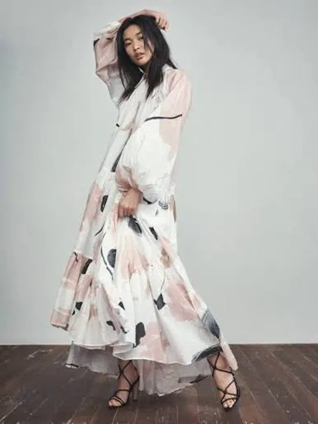 AJE SERENITY SMOCK MAXI DRESS for rent on The Volte - main image