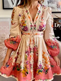 Zimmermann Tropicana Plunge Mini Dress size 4 / AU12-14 for rent on The Volte - image 2