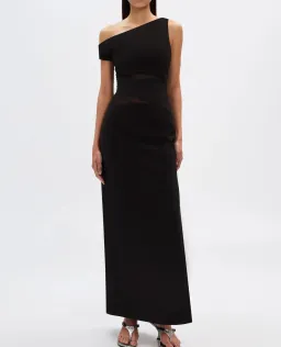 Misha Leni Twill Dress - Black - size 36 / S / AU8 for rent on The Volte - image 3