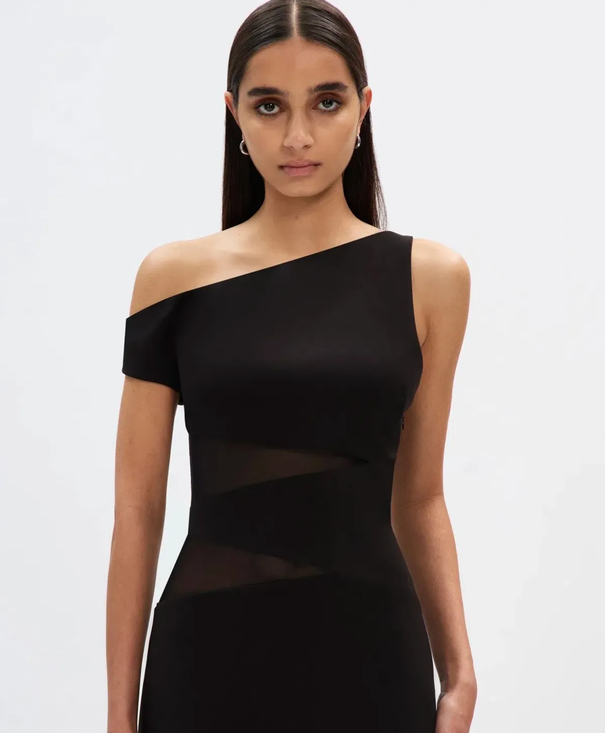 Misha Leni Twill Dress - Black - size 36 / S / AU8 for rent on The Volte - main image