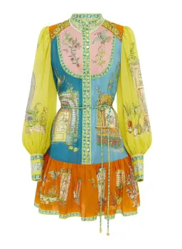 Alemais Monte Mini Dress Multi Size 6 for rent on The Volte - image 2