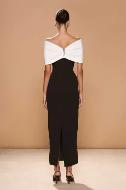 BELLUNO DRESS | Black & White for rent on The Volte - image 2