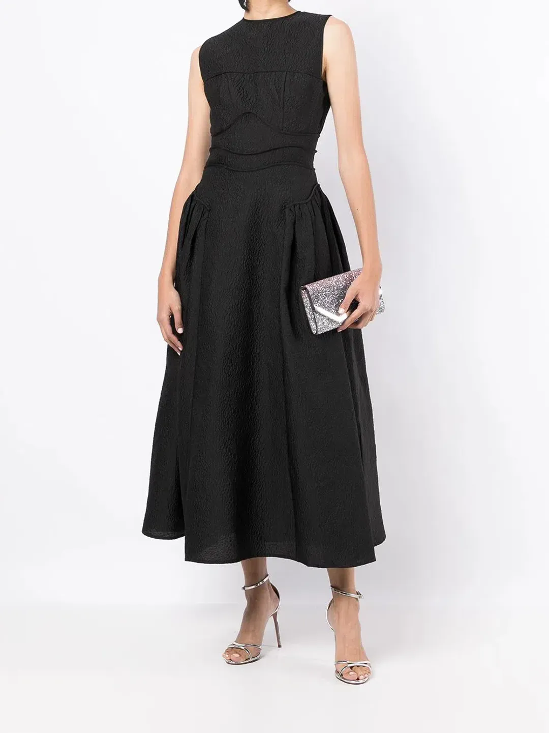 Rachel Gilbert Sophia Midi Dress Black Size 3 / AU 12 for rent on The Volte - main image