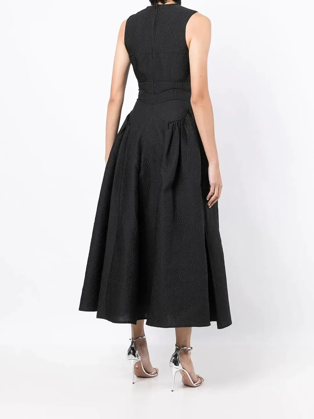 Rachel Gilbert Sophia Midi Dress Black Size 3 / AU 12 for rent on The Volte - main image