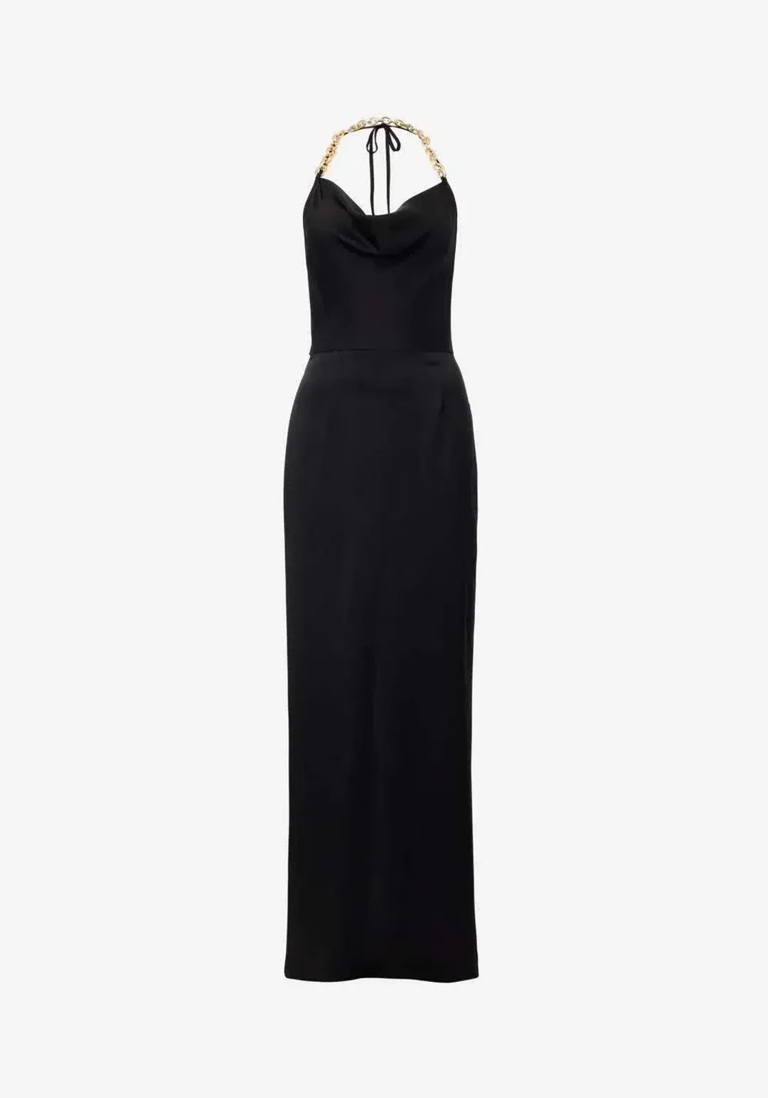 Viktoria and Woods Ageless Chain Dress in Black for rent on The Volte - main image