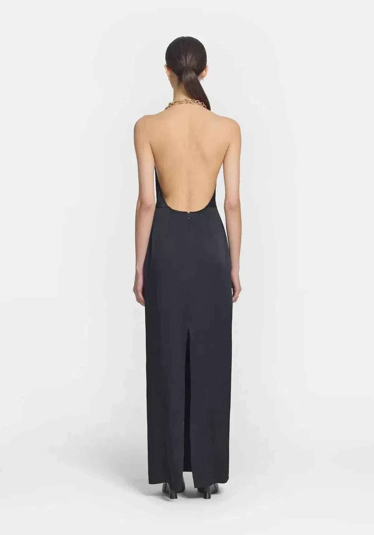 Viktoria and Woods Ageless Chain Dress in Black - Image 3