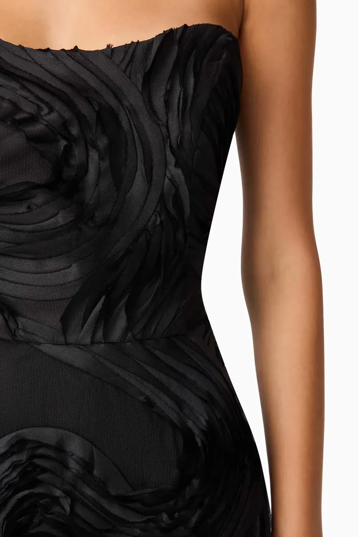 Elliatt Asher Sweetheart Midi Dress Black 8 - Image 3