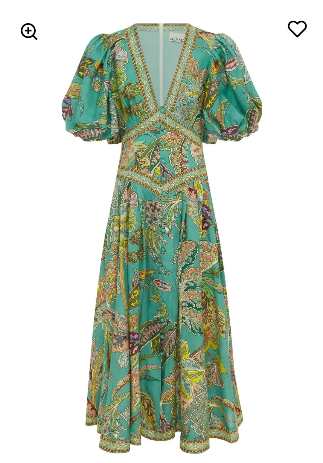 Alemais Franca midi dress AU size 14 for rent on The Volte - main image