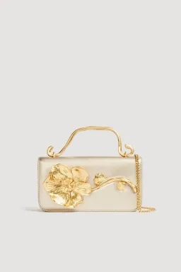 Aje Celeste Flower Clutch Ivory for rent on The Volte - image 1