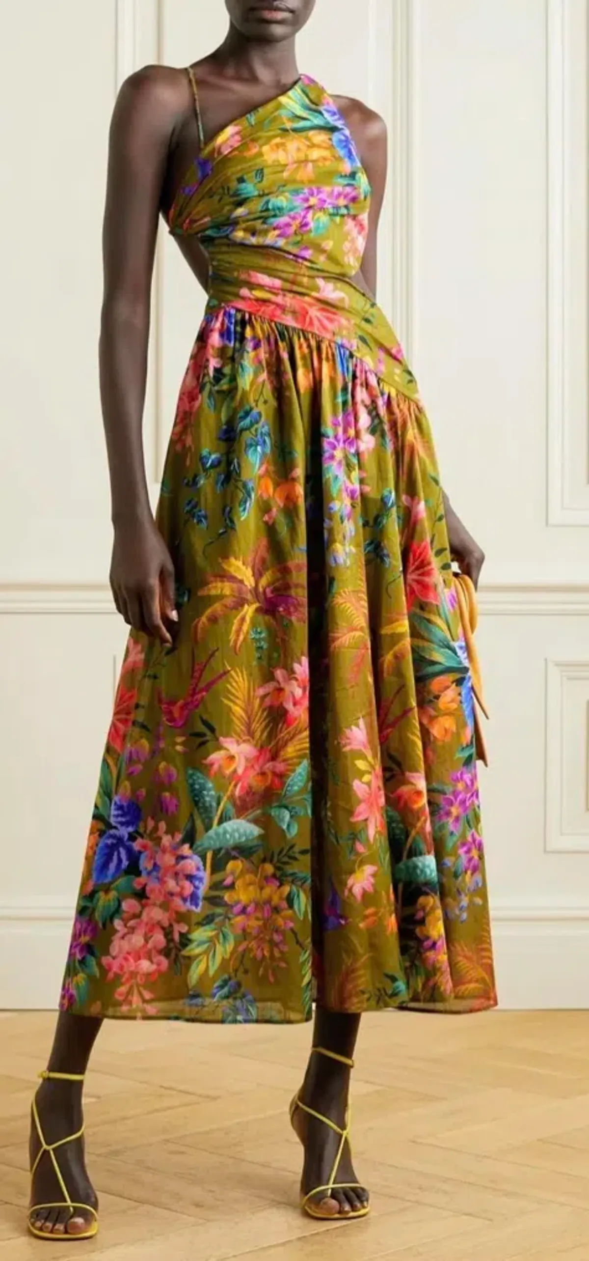Zimmerman Tropicana Asymmetric dress - Image 2