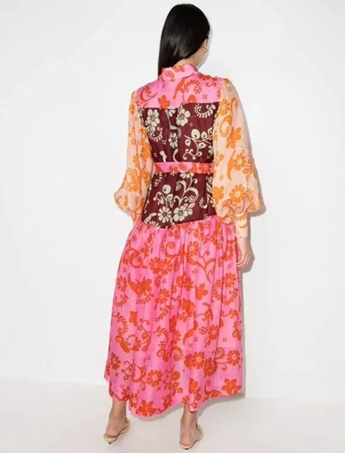 Alemais Luis Dress Multi Patchwork Dress - Image 3