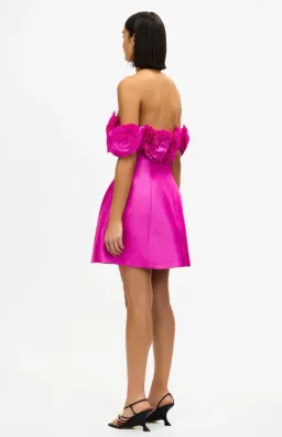 Acler Trusley Mini Dress in Violet Pink Size 12 for rent on The Volte - image 3