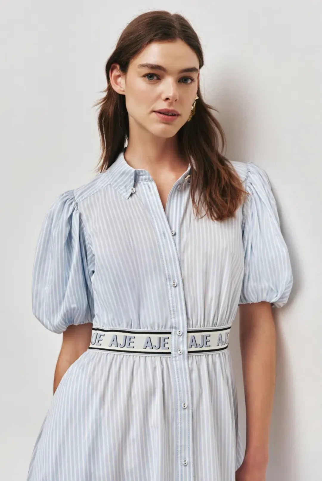 AJE Harling Logo Midi Dress 10 for rent on The Volte - main image