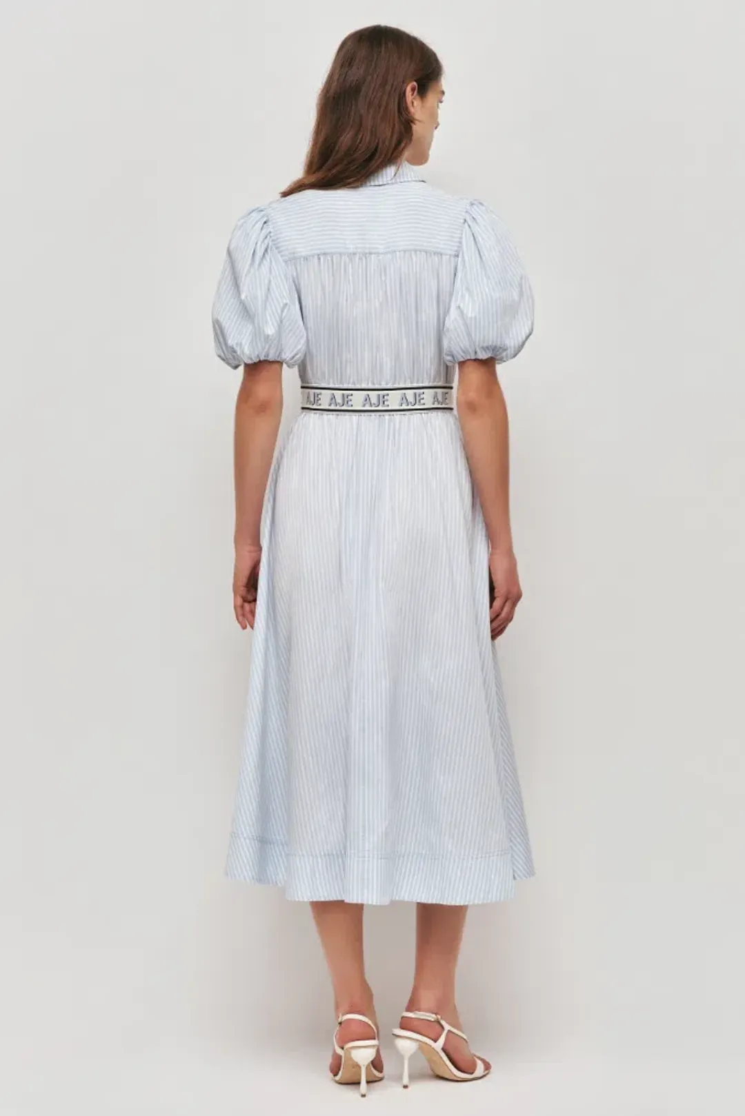 AJE Harling Logo Midi Dress 10 for rent on The Volte - main image