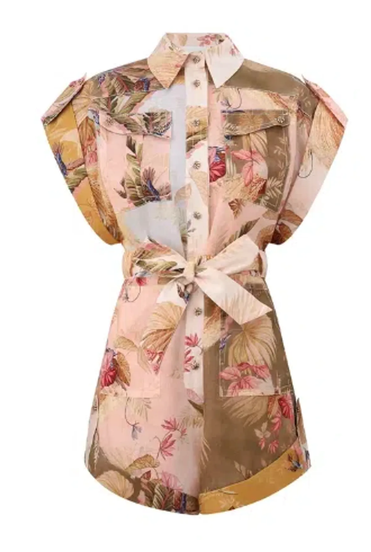 Zimmermann Ascension Cuffed Playsuit Size 1 - Image 2