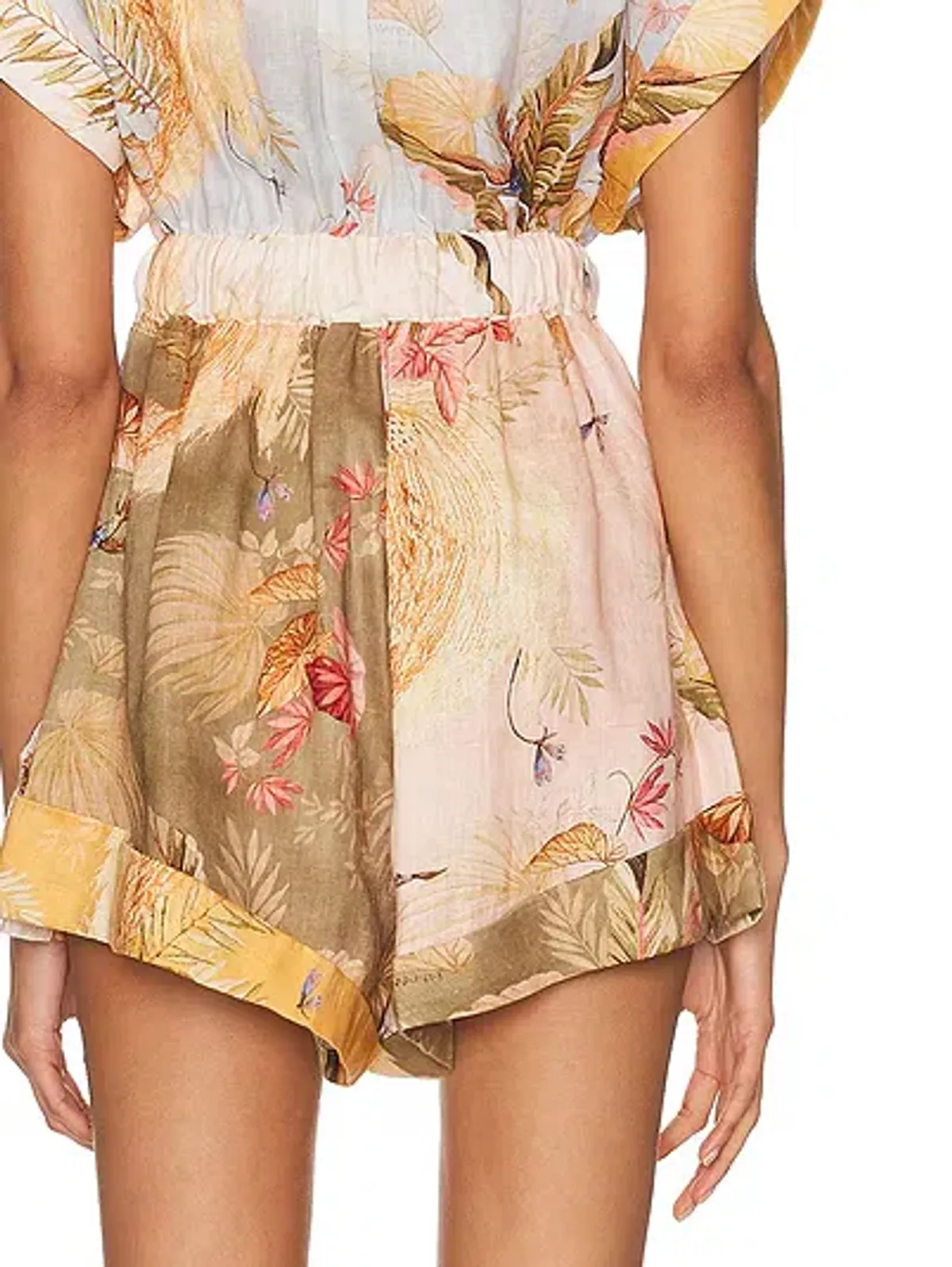Zimmermann Ascension Cuffed Playsuit Size 1 - Image 4
