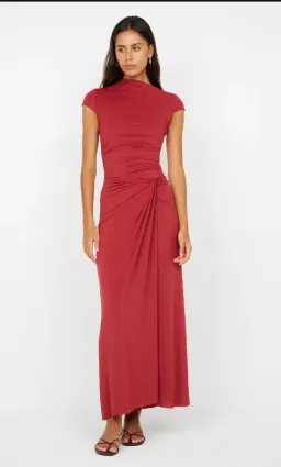 Bec and Bridge Susie Maxi Twist Dress in Cherry Red Size 8 AU / S for rent on The Volte - image 2