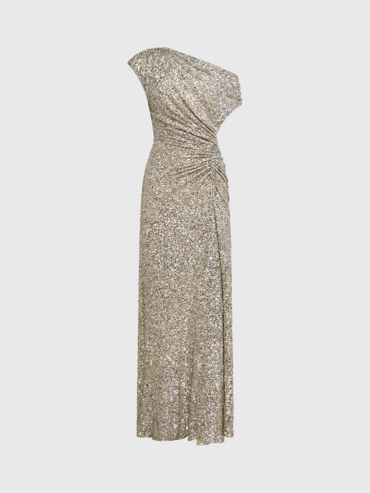 SHEIKE MARTINA MAXI DRESS SILVER SZ14 - Image 3