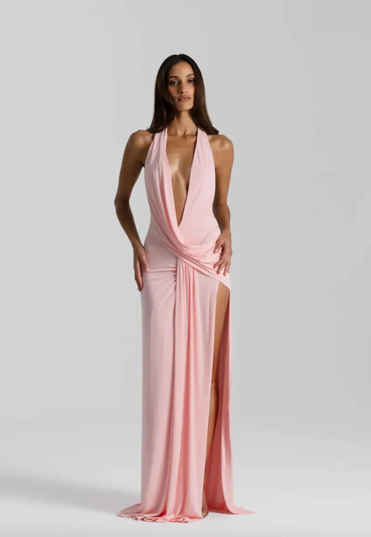 Natalie Rolt Winona Gown Blossom Pink Size 1 AU 8 - Image 1
