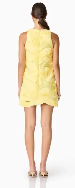 Elliatt Yellow Mini Dress Size 6 for rent on The Volte - image 3