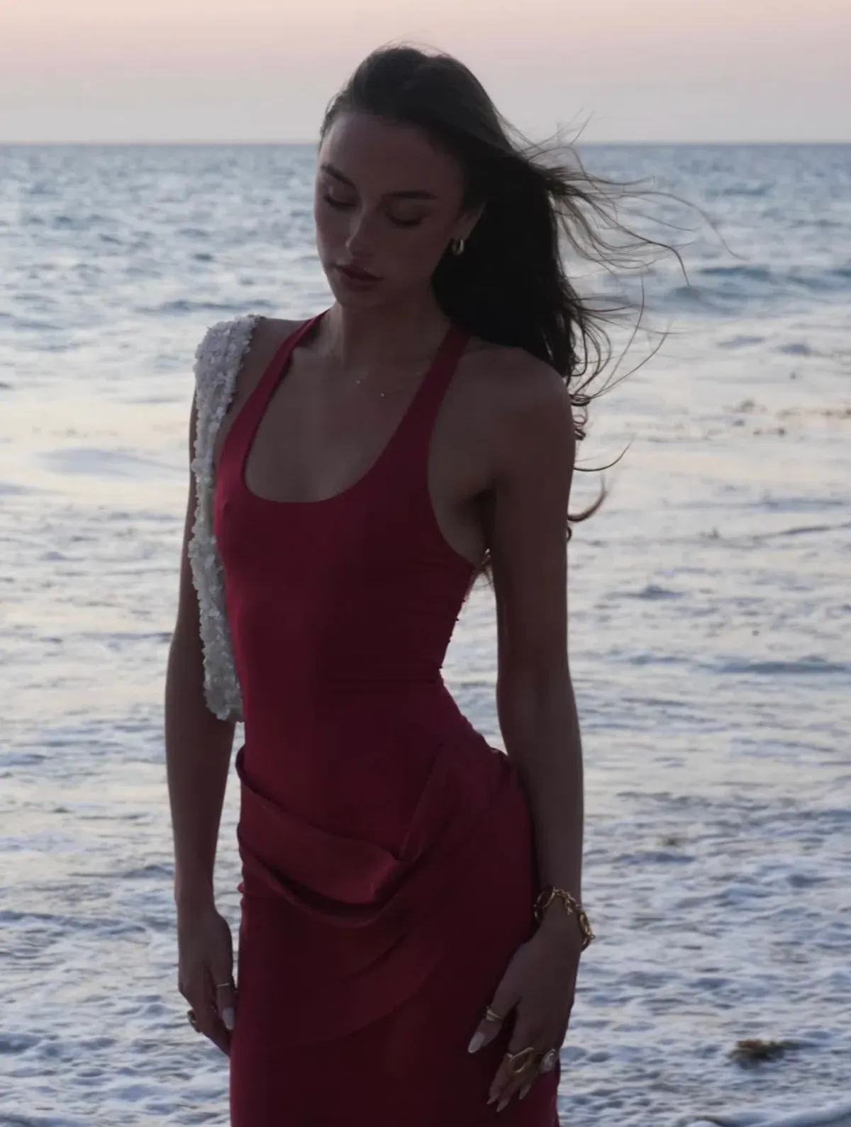 Jade Maxi Dress in Scarlet Red AU 8Jade Maxi Dress in Scarlet Red AU 8 - Image 5