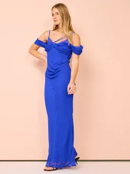 Rachel Gilbert Quinn Maxi Dress Blue Size 10 AU for rent on The Volte - image 4