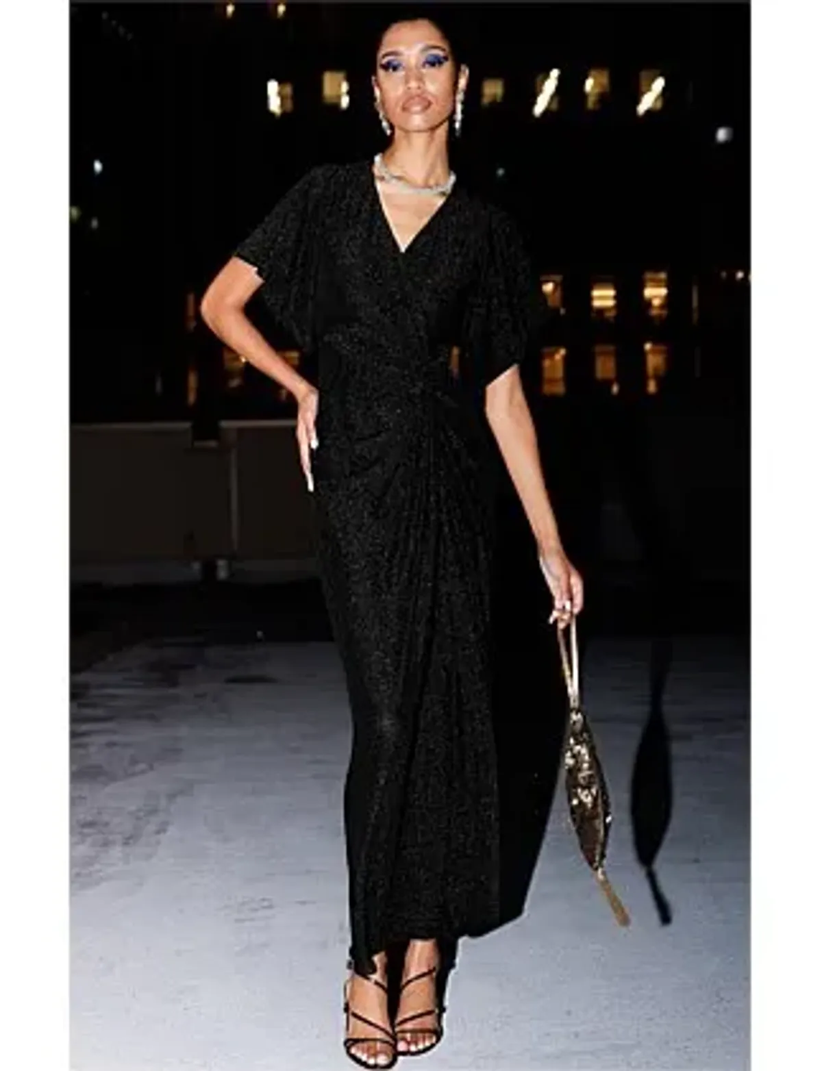 Sacha Drake THE EMPORIUM MAXI DRESS Black Size 14 - Image 3