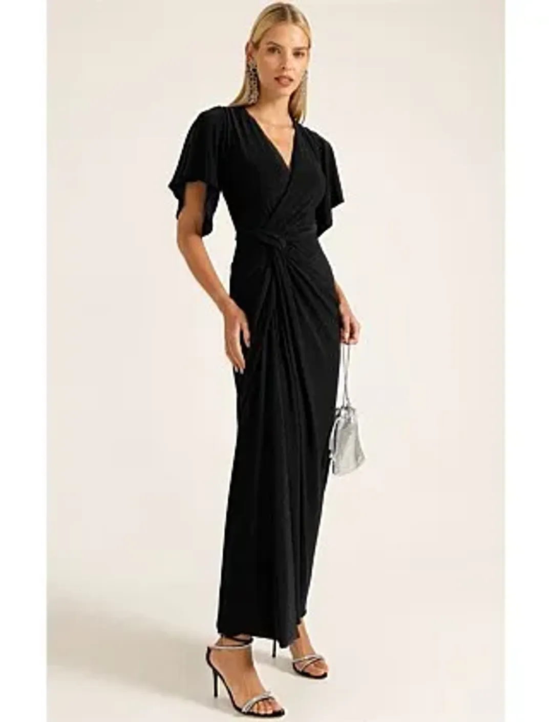 Sacha Drake THE EMPORIUM MAXI DRESS Black Size 14 for rent on The Volte - main image