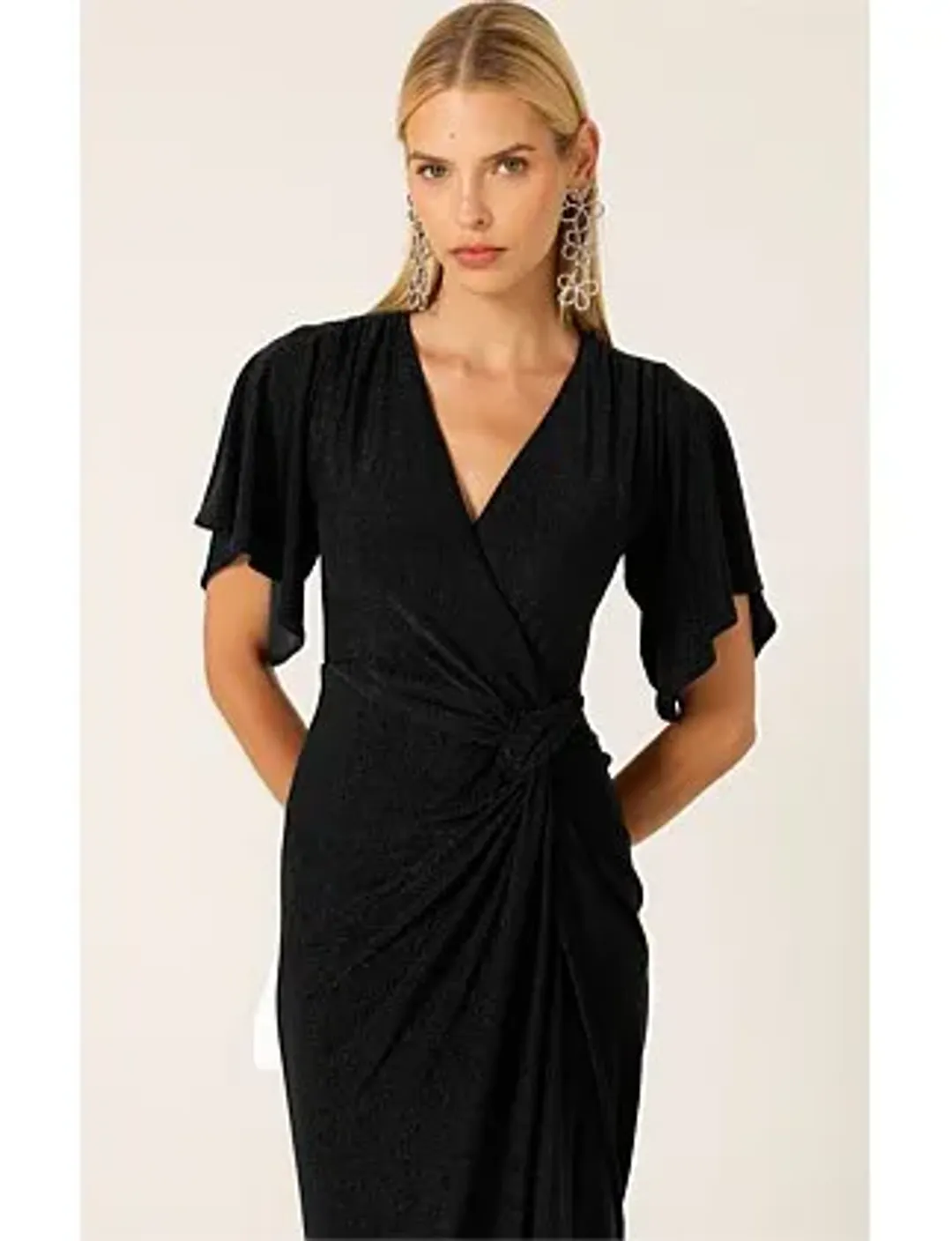 Sacha Drake THE EMPORIUM MAXI DRESS Black Size 14 for rent on The Volte - main image