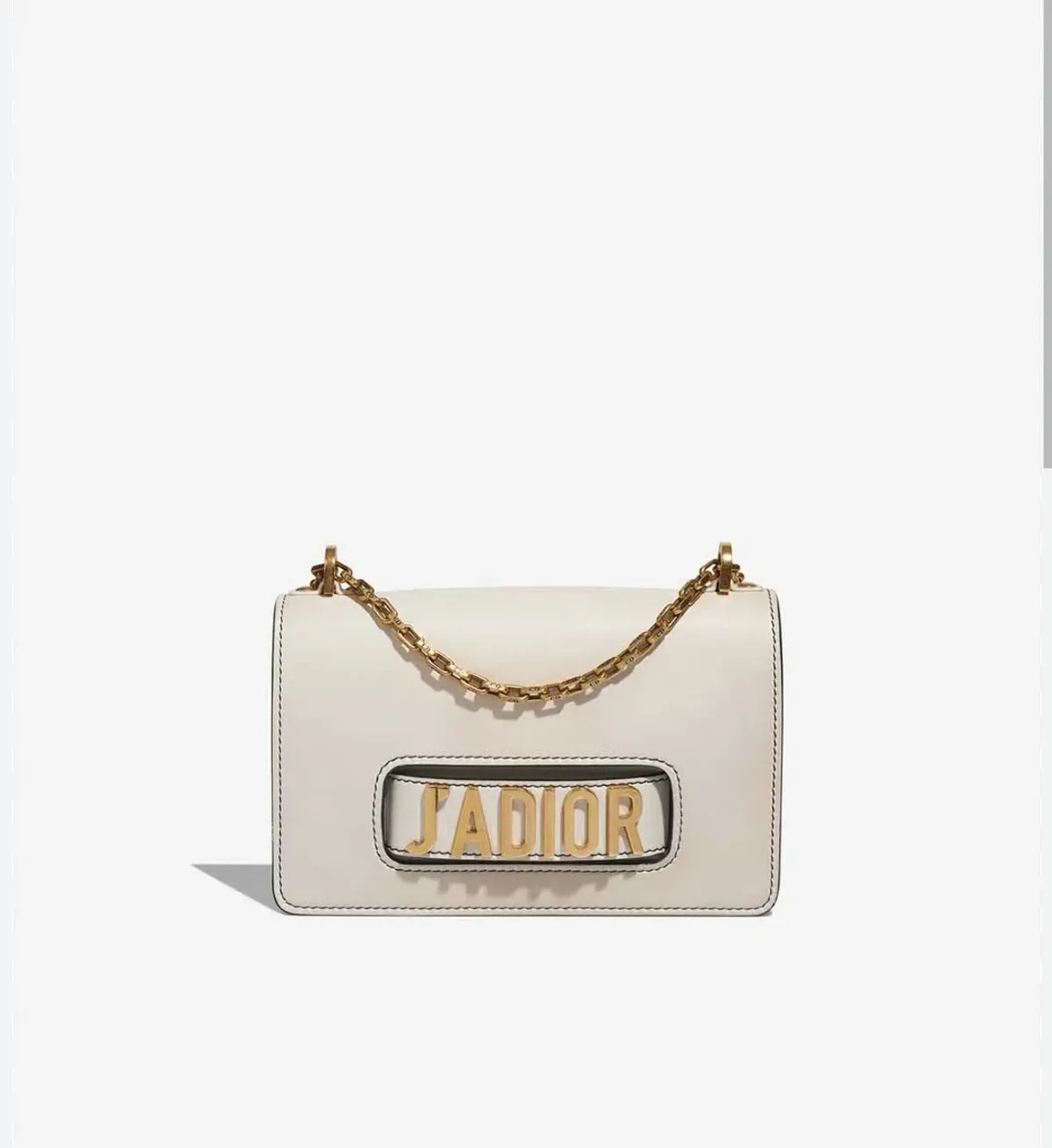 Dior J’Adior Medium Calf White for rent on The Volte - main image