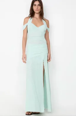 Bec & Bridge Winnie Halter Maxi Dress Spearmint Size AU 8 for rent on The Volte - image 2