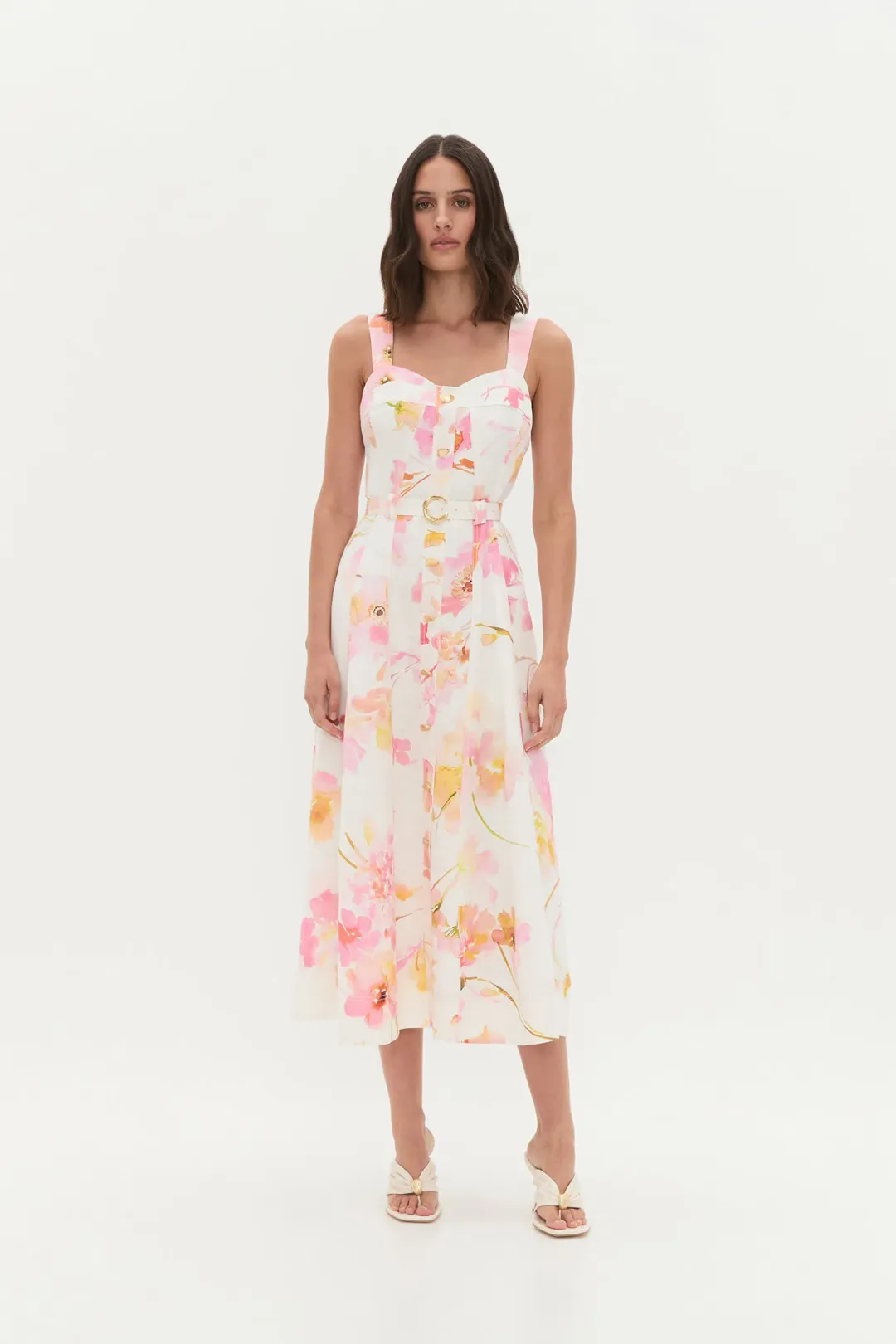 Aje Zarie Midi Dress 10 for rent on The Volte - main image