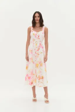 Aje Zarie Midi Dress 10 for rent on The Volte - image 1