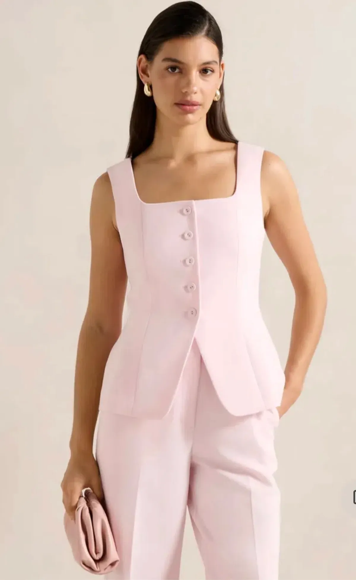Forever New matching pink suit set - Image 6