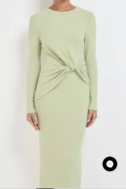 Sheike Elza Green Maxi Dress for rent on The Volte - image 2