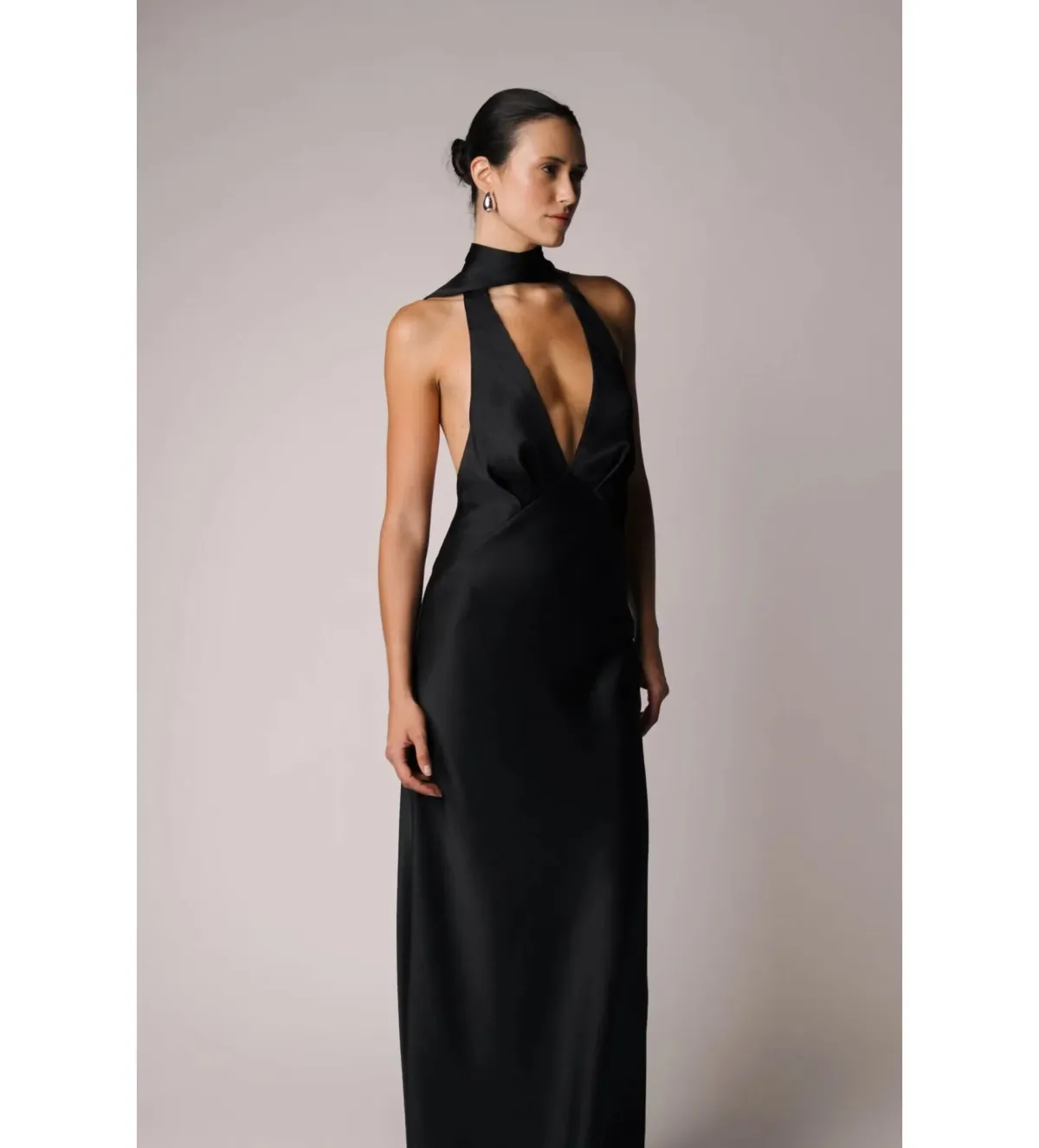 One Fell Swoop Cloe' Maxi Dress Obsidian Size AU 8 - Image 4