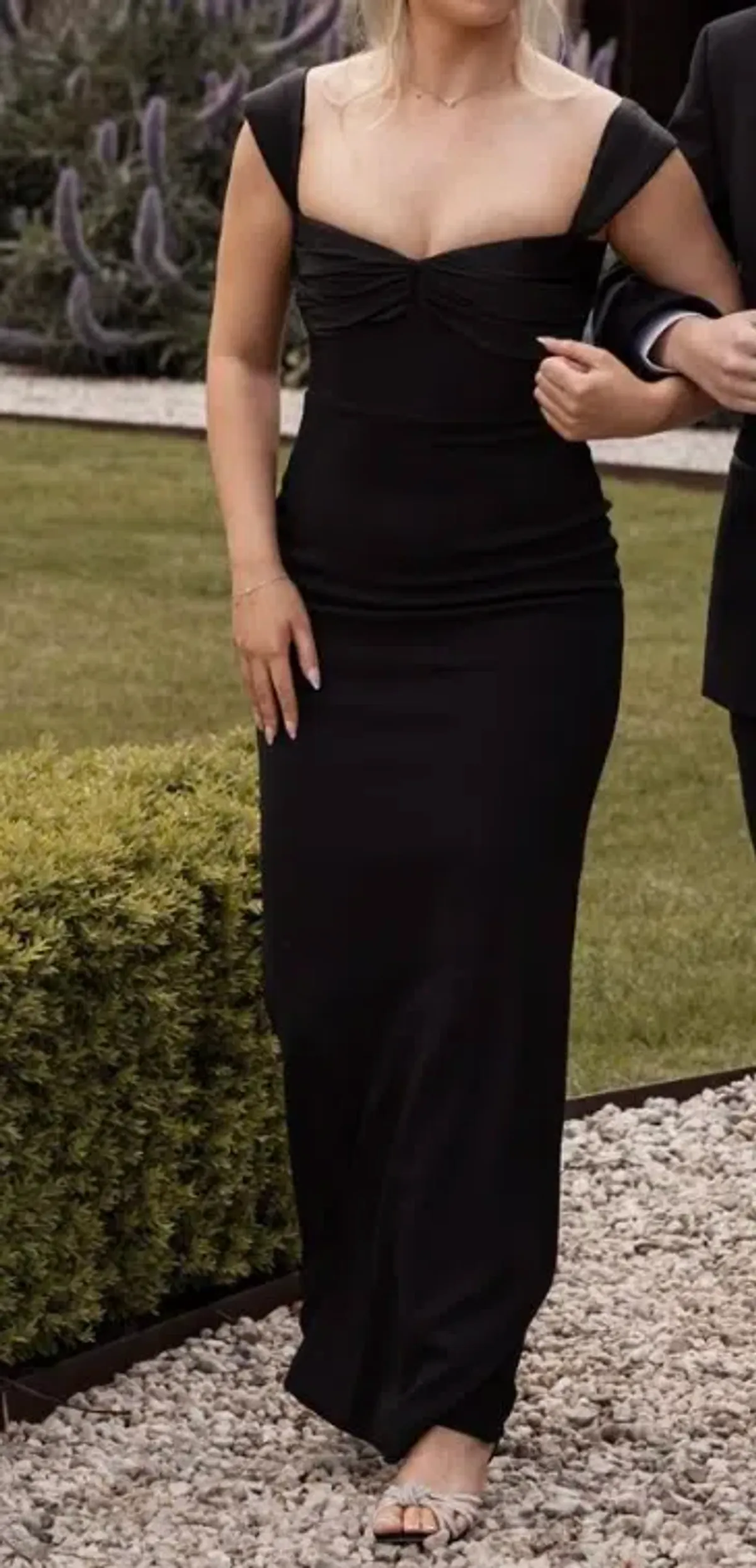 Solace London The Calluna Maxi Dress Black Size 10 AU - Image 3