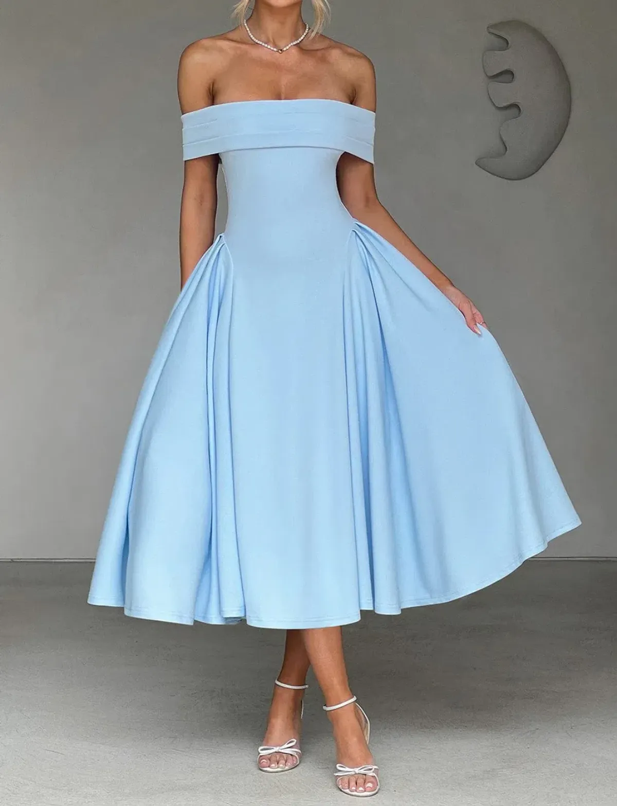 Baby Boo - Miranda MIDI Blue Dress AU size 12 for rent on The Volte - main image