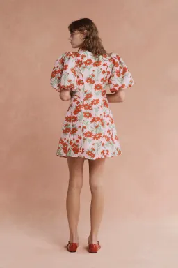 Lovaan Adeline Mini Dress Aster Floral Size 8 for rent on The Volte - image 3