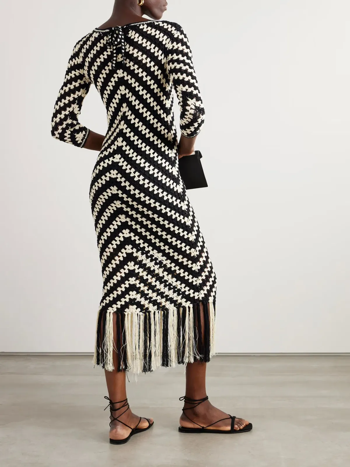 ZIMMERMANN Halliday Hand Crochet Dress (Size AU12) - Image 3
