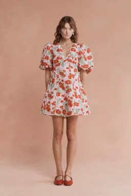 Adeline Mini Dress Aster Floral Size 12 for rent on The Volte - image 1