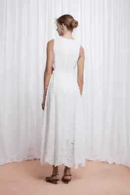 Lovaan Amelia Dress White Size 12 for rent on The Volte - image 3