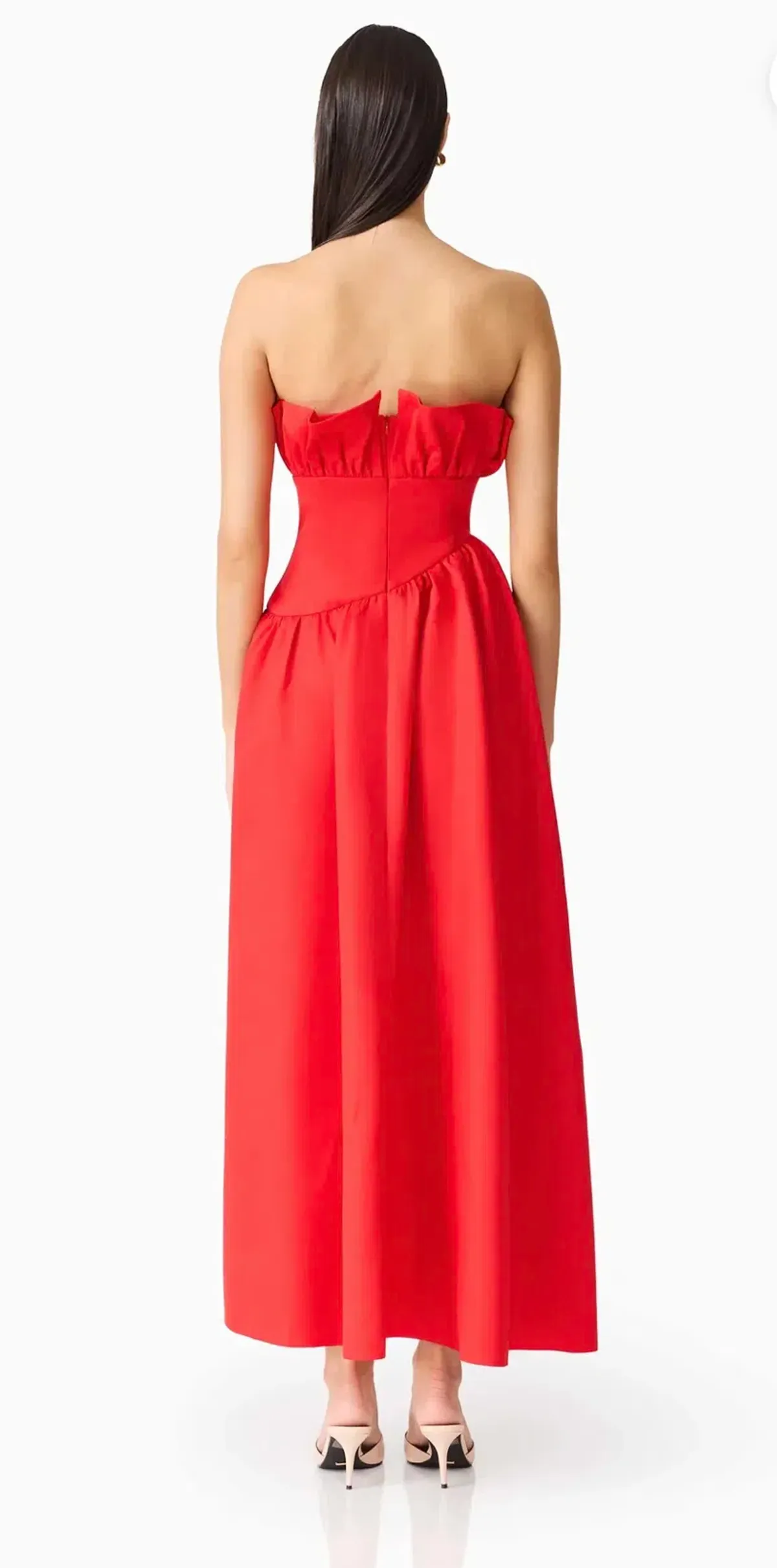 Elliatt Laurel Sleeveless Maxi Dress in Red Size M/10 - Image 2