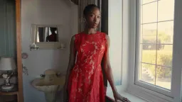 Lovaan Audrey Mini Dress Cherry Size 8 for rent on The Volte - image 4
