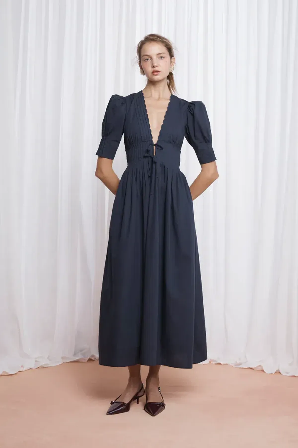 Lovaan Boehm Dress Ink Size 8 - Image 1