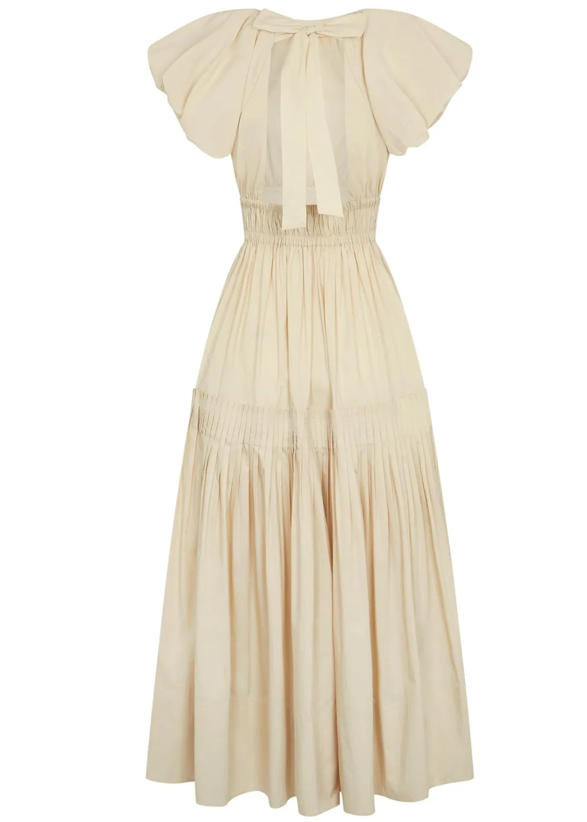 Lovaan Camille Dress Cotton Butter Size 12 - Image 1