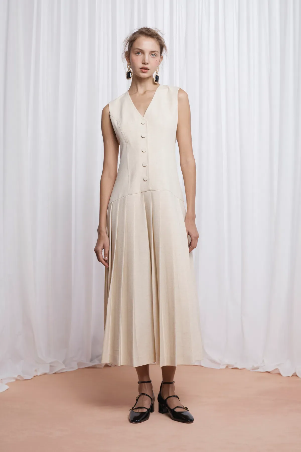 Lovaan Elly Dress Butter Size 12 - Image 2